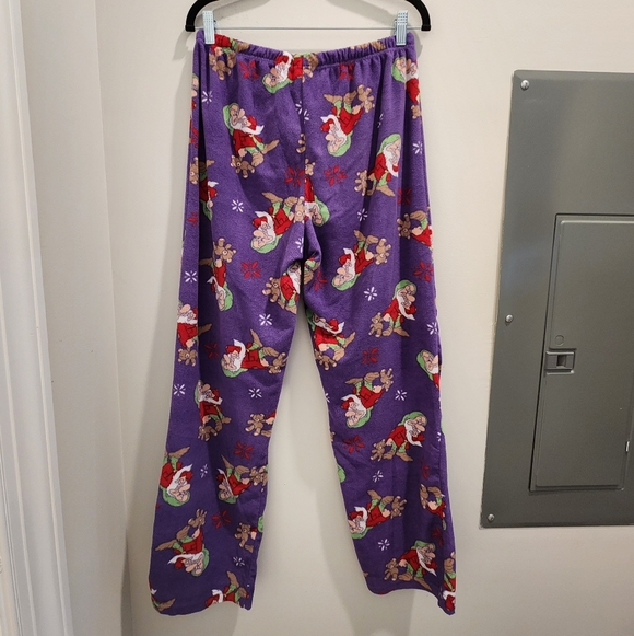 Purple Fleece Grumpy Pajama Pants - Picture 5 of 5